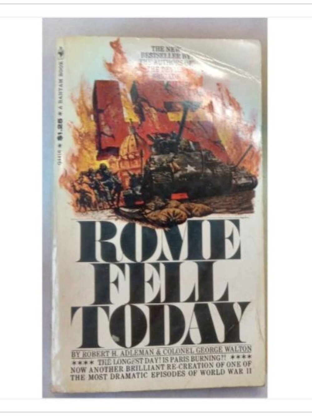 Rome Fell Today Bantam Books 1970 PB